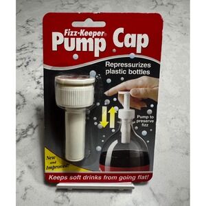 Jokari Fizz Keeper Pump Cap Vintage 1994 NEW